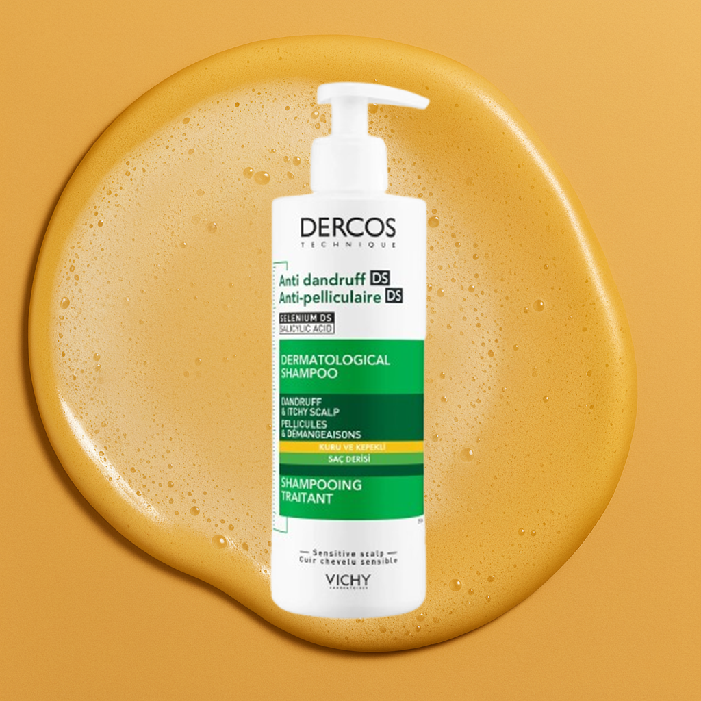 Dercos Kuru ve Kepekli Saçlar İçin Şampuan 390ml